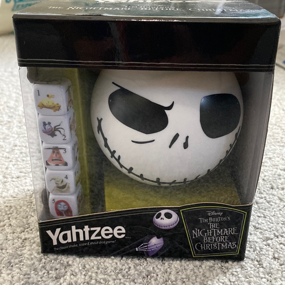Nightmare Before Christmas Yahtzee game NIB